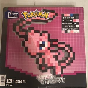 NEW Mega Pokémon Mew Pixel Art Set